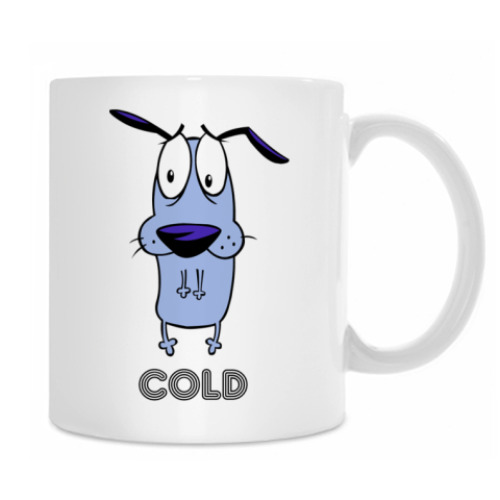 Кружка с принтом hot - cold