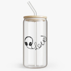 Банка с бамбуковой крышкой