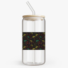 Банка с бамбуковой крышкой