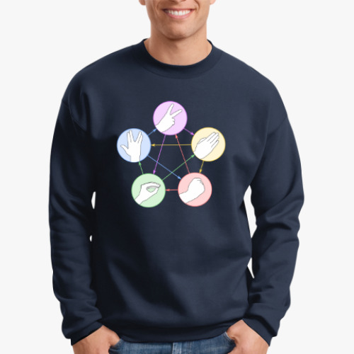 Свитшот с принтом 'Игра Шелдона'