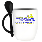 Кружка с ложкой