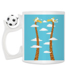 Кружка с футбольным мячиком