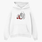 Толстовка худи оверсайз