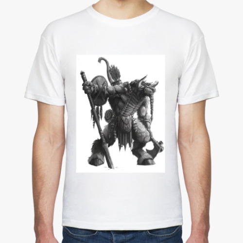 Футболка с принтом WoW