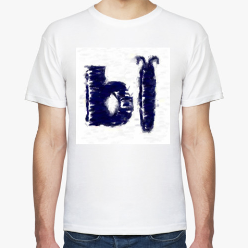 Футболка с принтом Ы