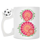 Кружка с футбольным мячиком