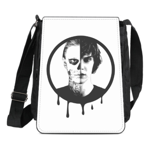 Сумка-планшет с принтом Эван Питерс(Evan Peters)/AHS