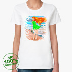 Женская футболка органик