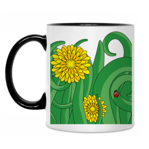 Кружка с принтом It's spring