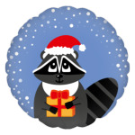 Подарочек от енота