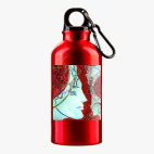 Металлическая бутылка 400 мл UV-DTF