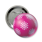 Значок 58 мм Новогодний шар