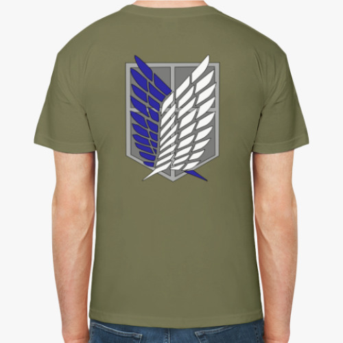 Футболка с принтом Shingeki No Kyojin