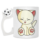 Кружка с футбольным мячиком