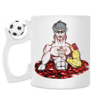 Кружка с футбольным мячиком