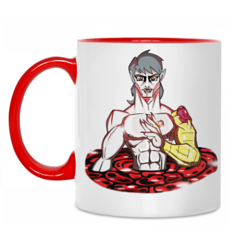 Кружка с принтом Дракула