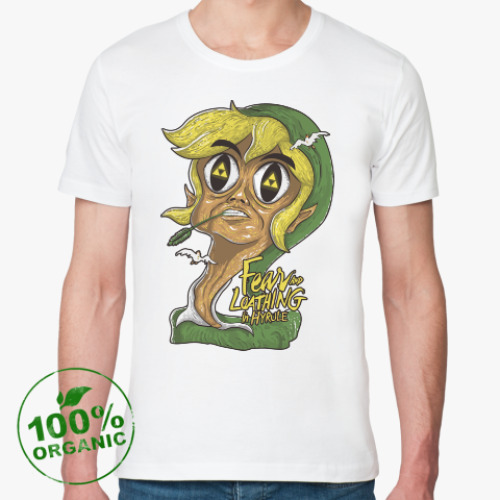 Футболка из органик-хлопка с принтом Страх и ненависть в Хайрул