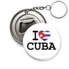 Брелок-открывашка 50 мм  Love Cuba