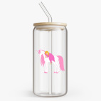 Банка с бамбуковой крышкой