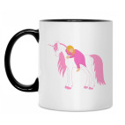 Кружка двухцветная