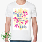 Мужская футболка органик