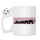 Кружка с футбольным мячиком