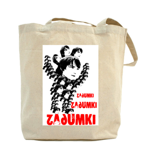 Сумка шоппер с принтом Монстрик Zadumki