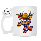 Кружка с футбольным мячиком