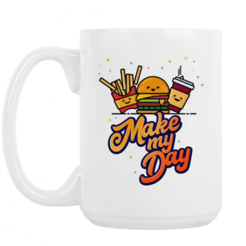 Кружка с принтом Еда