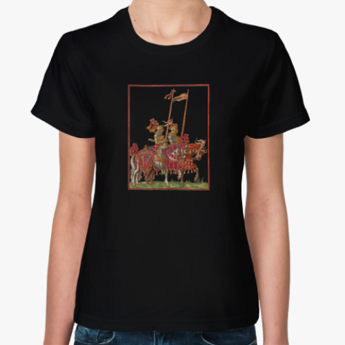 Женская футболка с принтом Турнир