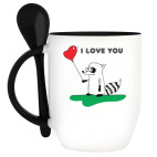 Кружка с ложкой