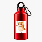 Металлическая бутылка 400 мл UV-DTF