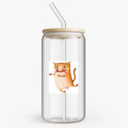 Банка с бамбуковой крышкой