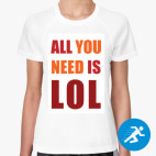 Женская спортивная футболка