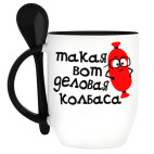 Кружка с ложкой