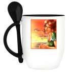 Кружка с ложкой