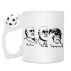 Кружка с футбольным мячиком