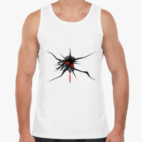 Майка с принтом Паук