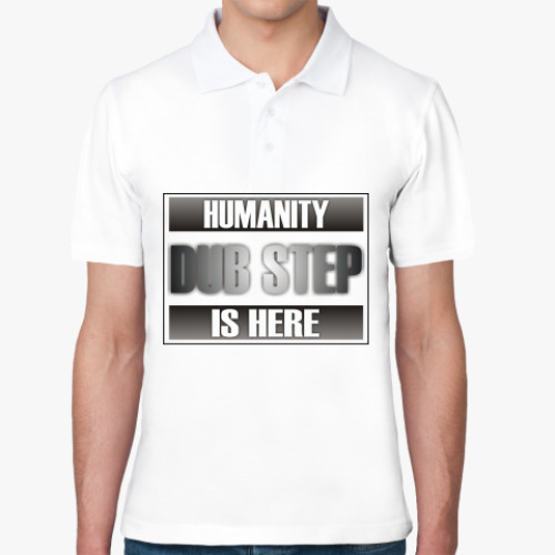 Рубашка поло с принтом Dub step