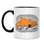 Кружка двухцветная