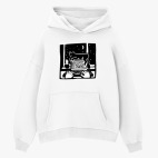 Толстовка худи оверсайз