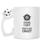 Кружка с футбольным мячиком