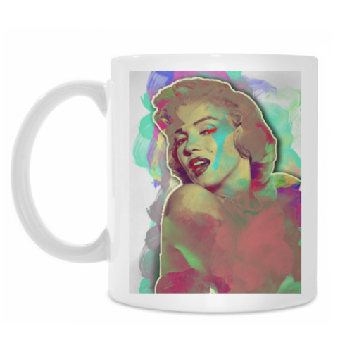 Кружка с принтом Marilyn