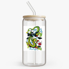 Банка с бамбуковой крышкой