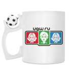 Кружка с футбольным мячиком