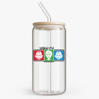 Банка с бамбуковой крышкой