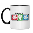 Кружка двухцветная