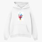 Толстовка худи оверсайз