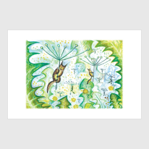 Постер с принтом Вселенная котов