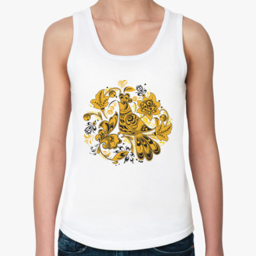 Женская майка с принтом Русский народный узор